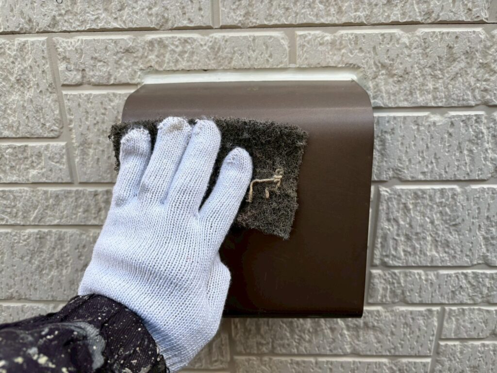 換気フード素地調整
